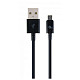 Кабель Cablexpert (CC-USB2P-AMmBM-1M) USB 2.0 A - microUSB B, премиум, 1м, черный