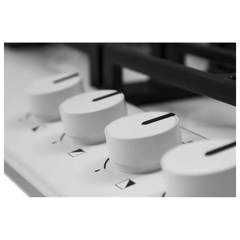 Варильна поверхня Hansa газова, 60см, чавун, білий