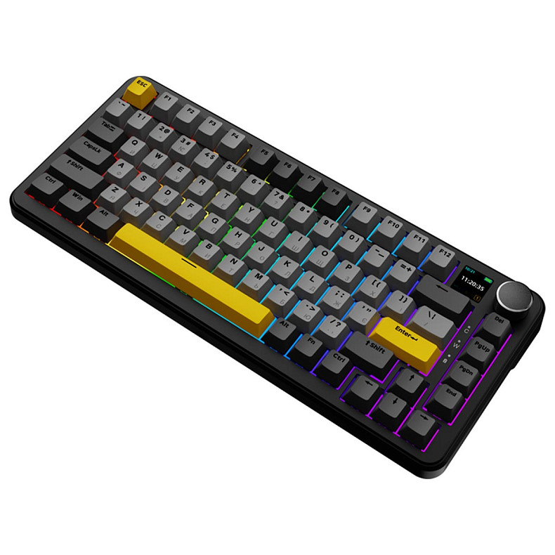 Клавиатура Ajazz AK820 MAX Magnetic switches - Black (AK820MAX-M-BGY)