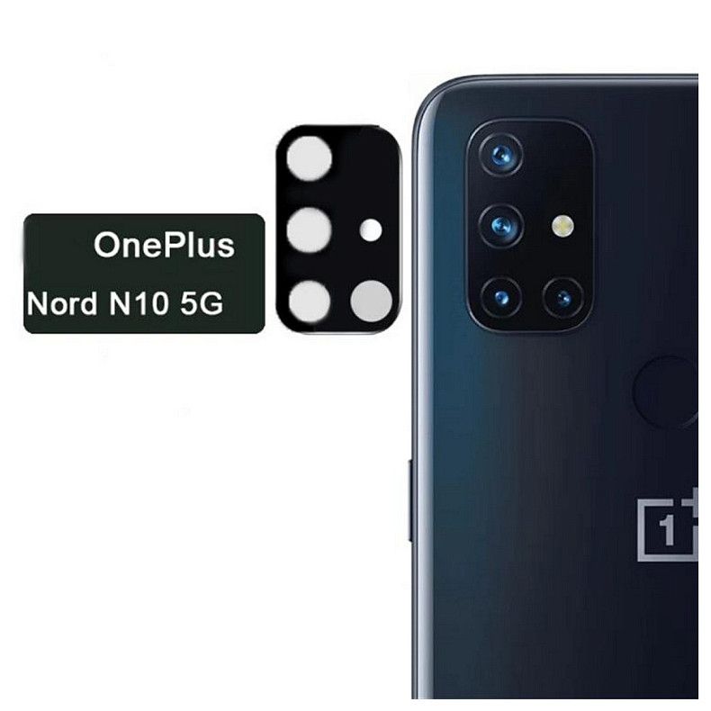 Защитное стекло BeCover для камеры на OnePlus Nord N10 5G Black (707032)