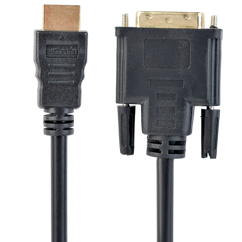 Кабель HDMI на DVI (двонаправлений), V1.3/19-пін, позолочені конектори, 4.5 м