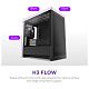 Корпус NZXT H3 Flow Black без БП (CC-H31FB-01)