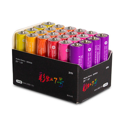 Батарейки ZMi Rainbow AAA batteries 24 шт (AA724)