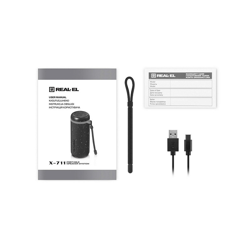 Акустична система REAL-EL X-711 Black