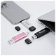 Портативний SSD Transcend 512GB USB 3.1 Gen 2 Type-A + Type-C ESD310 Чорний