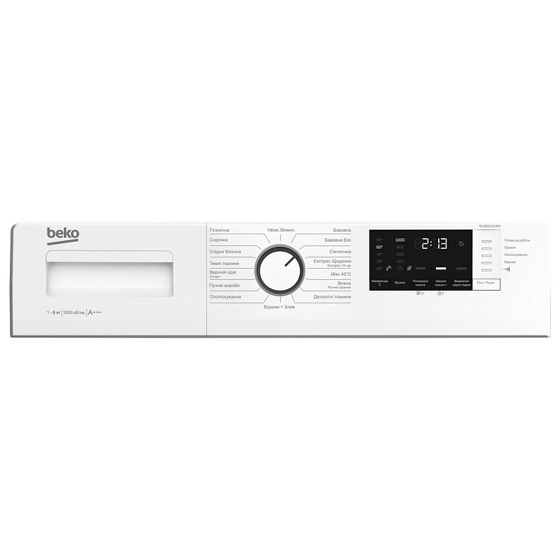 Пральна машина Beko WUE6512SXAW