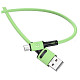 Кабель Usams US-SJ435 USB - Micro USB, 1 м, Green (SJ435USB02)