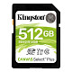 Карта пам'яті SDXC 512GB UHS-I/U3 Class 10 Kingston Canvas Select Plus R100/W85MB/s (SDS2/512GB)