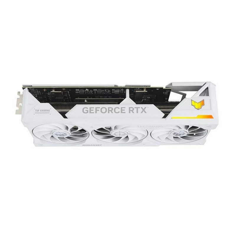 Відеокарта GF RTX 4070 Ti Super 16GB GDDR6X TUF Gaming BTF White Asus (TUF-RTX4070TIS-16G-BTF-WHITE)