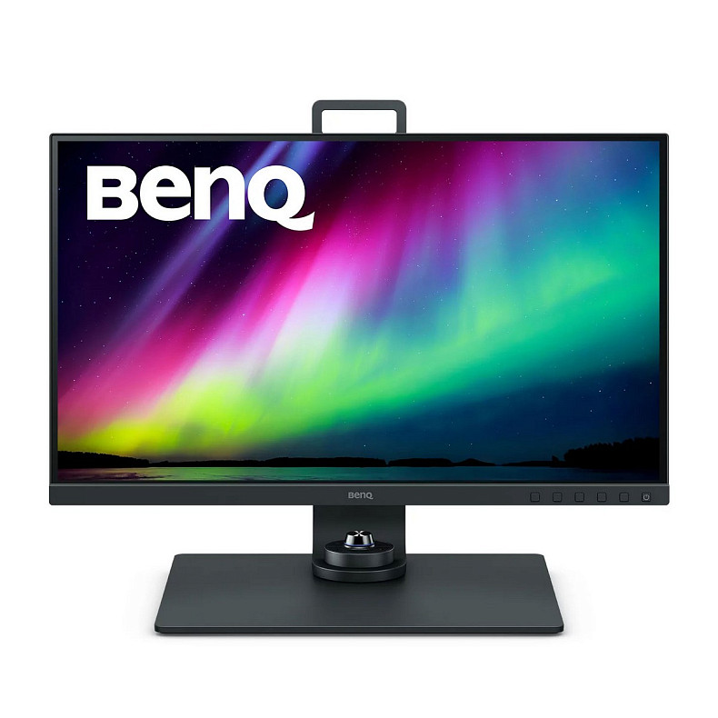 TFT 27" BenQ SW270C, IPS, QHD, 99% Adobe RGB, HDMIx2, DP, USB-C, USB хаб, Card Reader, темно-серый