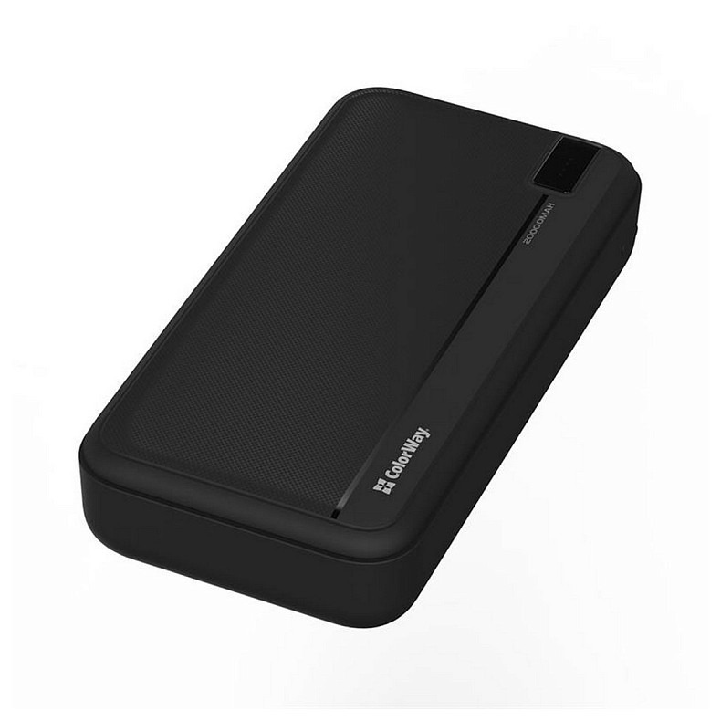 Універсальна мобільна батарея ColorWay High-power 20000mAh Black (CW-PB200LPA4BK-PD)