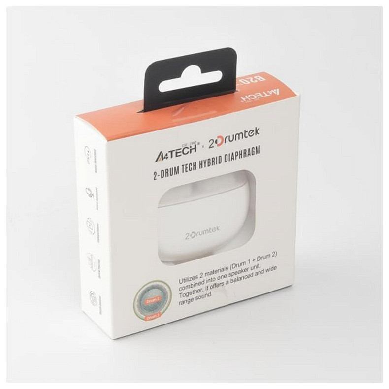 Bluetooth-гарнітура A4Tech B20 Grayish White