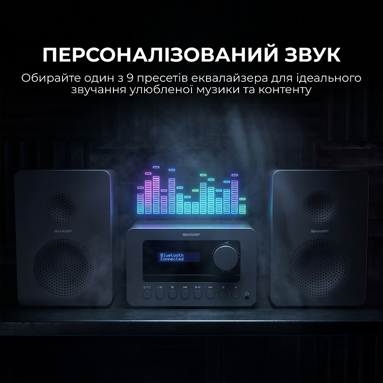 Музичний центр Sharp XL-B514(GY) Grey