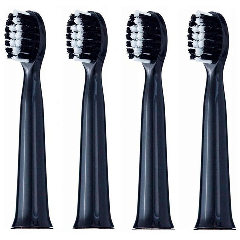 Головки для звукової зубної щітки VITAMMY Harmony, 4 шт чорні