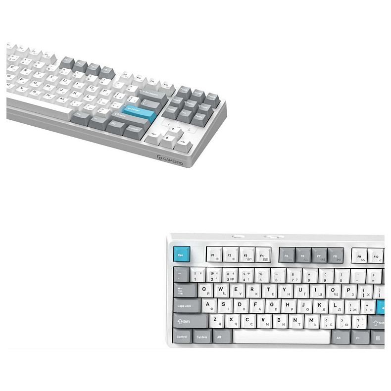 Клавиатура GamePro Asgard Ragnar Keychron Super Red Switch White (MK285WH)