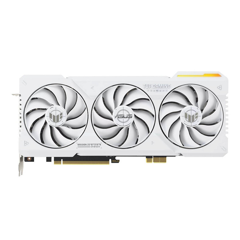 Відеокарта ASUS GeForce RTX 4070 Ti SUPER 16GB GDDR6X OC білий TUF-RTX4070TIS-O16G-BTF-WHITE прихова