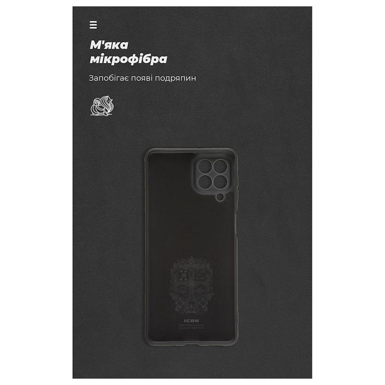 Чехол-накладка Armorstandart Icon для Samsung Galaxy M53 5G SM-M536 Black (ARM67498)