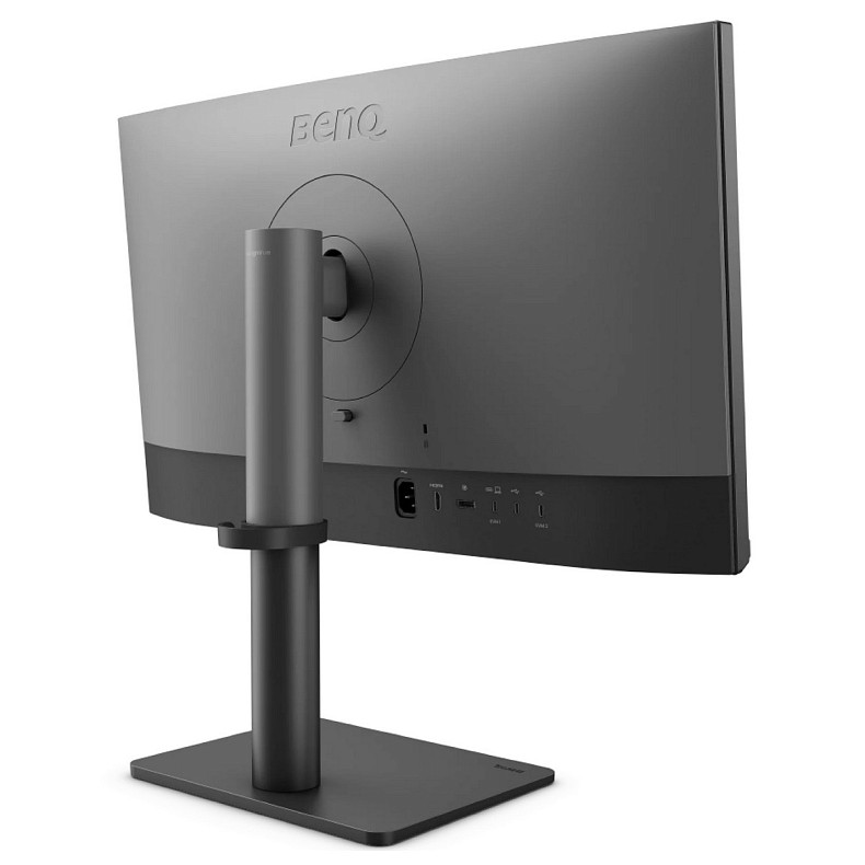 Монитор 27" BenQ PD2706QN, QHD, IPS, HDMI, DP, USB-C, HAS, Pivot, колонки, темно серый