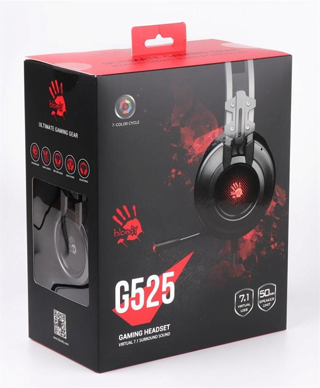 Гарнитура A4Tech Bloody G525 Gray