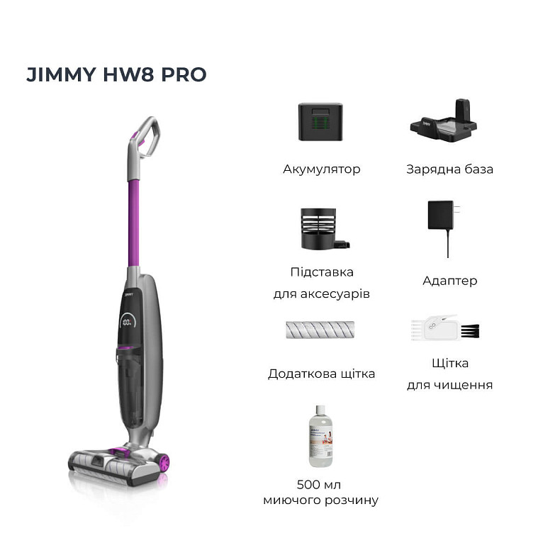 Беспроводной моющий пылесос Jimmy HW8 PRO