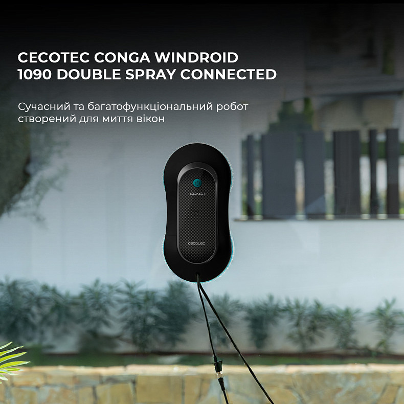 Робот - мойщик окон Cecotec Conga Windroid 1090 Double Spray Connected