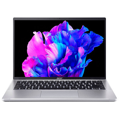 Ноутбук Acer Swift Go 14" SFG14-71 14" 2.2K IPS, Intel i5-1335U, 16GB, F512GB, UMA, Lin, сріблясти