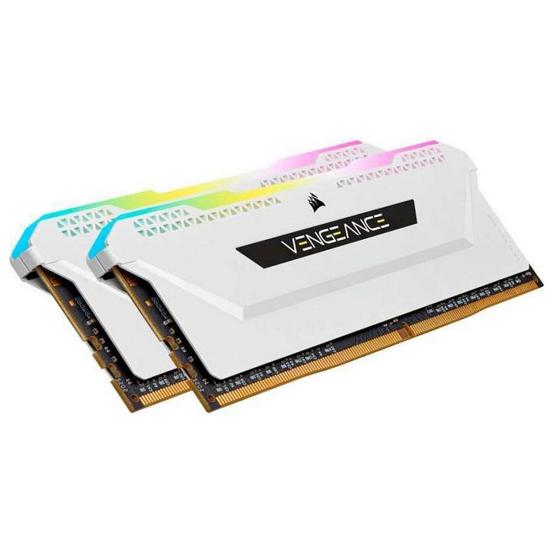 ОЗУ Corsair 32 GB (2x16GB) DDR4 3600 MHz Vengeance RGB Pro SL (CMH32GX4M2D3600C18W)