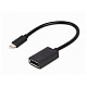 Адаптер Cablexpert (A-CM-DPF-02) USB Type C - DisplayPort, 0.15 м, черный