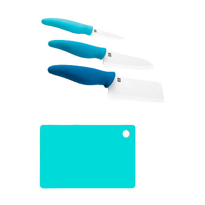 Набор ножей Huo Hou Hot Ceramic Knife + Chopping Board Set (HU0020)