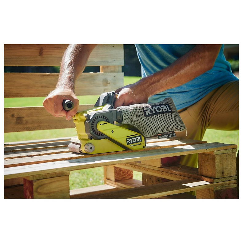 Ленточная шлифмашина Ryobi R18BS-0
