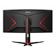 Монiтор AOC 34" CU34G2XP/BK 21:9 VA Curved WQHD 180Hz HDMI DP USB Height Black/Red