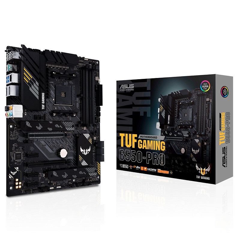 Материнская плата ASUS TUF GAMING B550-PRO sAM4 B550 4xDDR4 M.2 HDMI DP ATX
