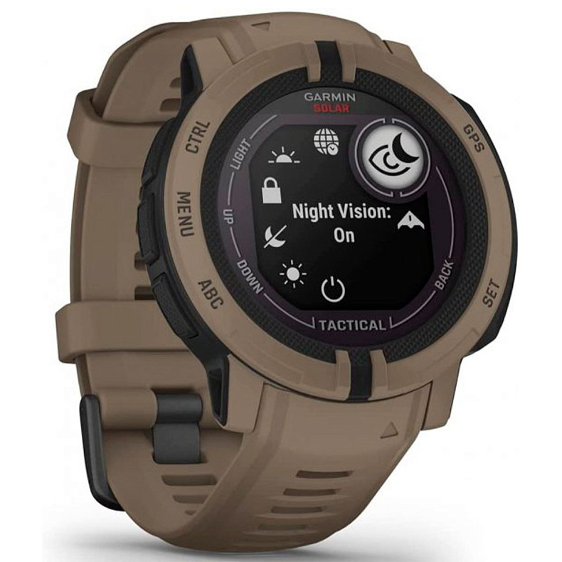 Спортивний годинник Garmin Instinct 2 Solar Tactical Coyote Tan