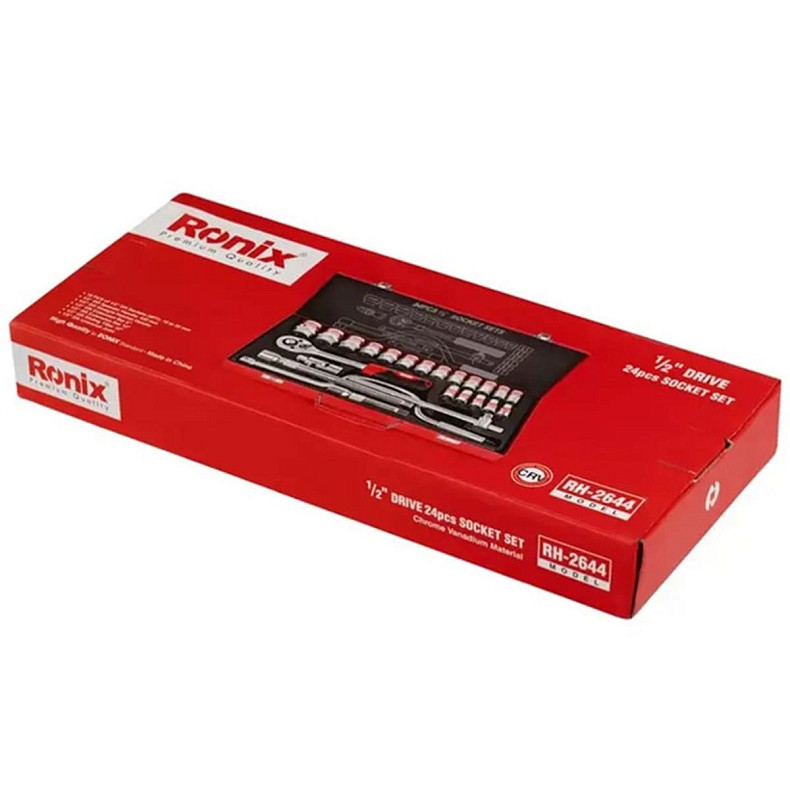 Набор инструментов Ronix, 1/2", 24 единицы (RH-2644)