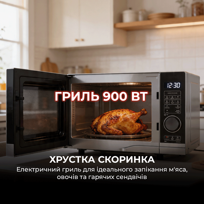 Микроволновая печь Sharp YC-PG204AE-S