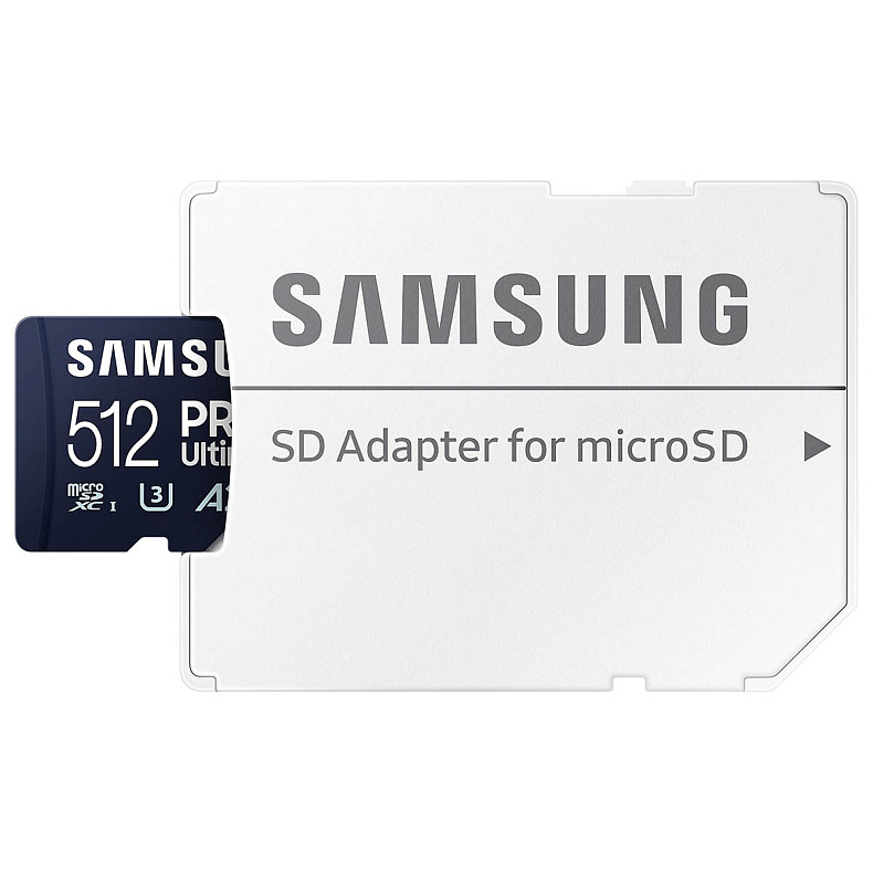 Карта пам'яті SAMSUNG MICRO SDXC 512GB W/ADAPT. MB-MY512SA/WW