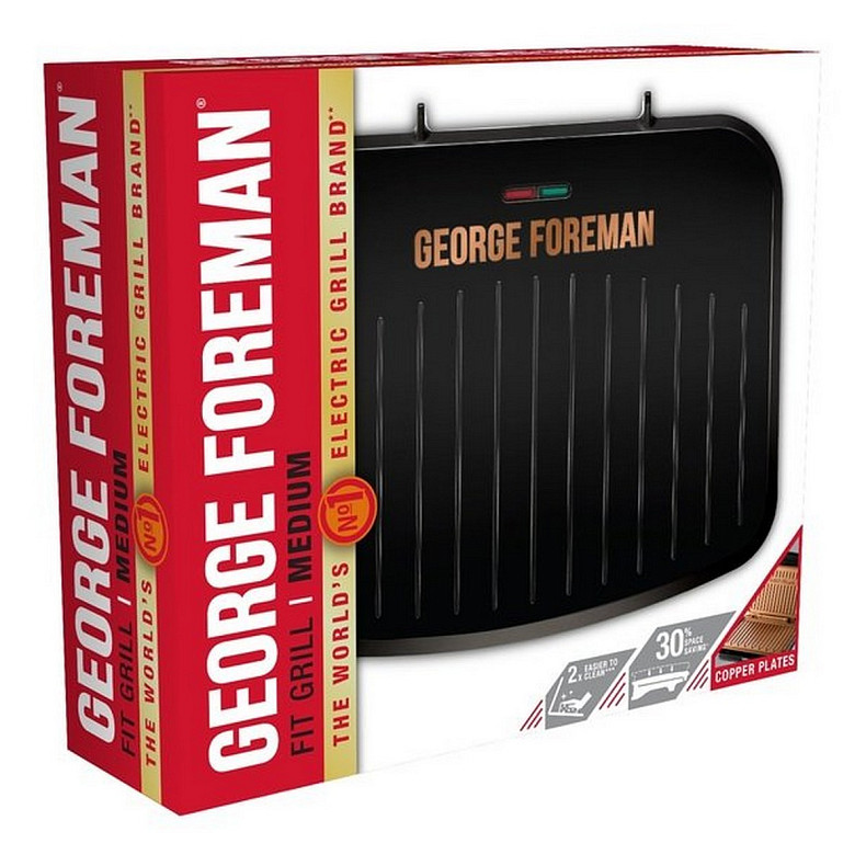 Гриль George Foreman 25811-56 Fit Grill Copper Medium