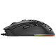 Мишка Sandberg FlexCover 6D Gamer Mouse RGB, ігрова, 12800 dpi., 6кн.Huano чорна