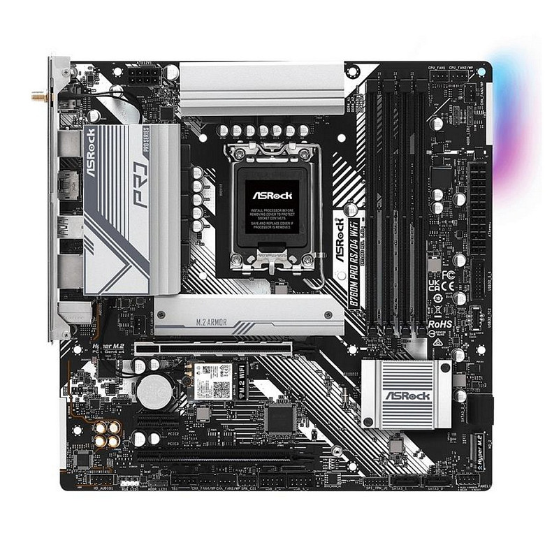 Материнська плата ASRock B760M Pro RS/D4 WiFi Socket 1700