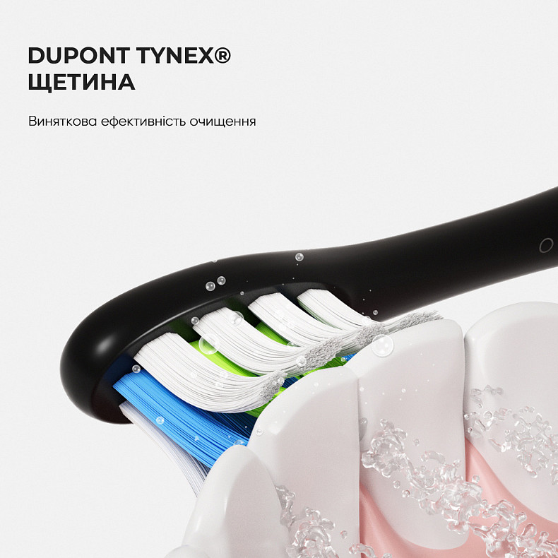 Насадка Oclean P1C9 удаление налета середняя жесткость серебрянная 2 шт