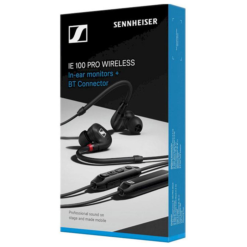 Навушники з мікрофоном Sennheiser IE 100 PRO Wireless Black (509171)