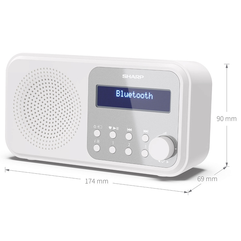 Радиоприемник Sharp DR-P420 White