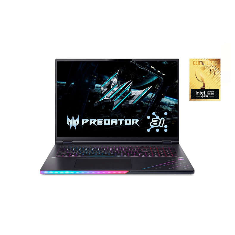 Ноутбук Acer Predator Helios 18 PH18-73 18" WQUXGA IPS, Intel U9-275HX, 64GB, F2TB, NVD5090-24, Lin,