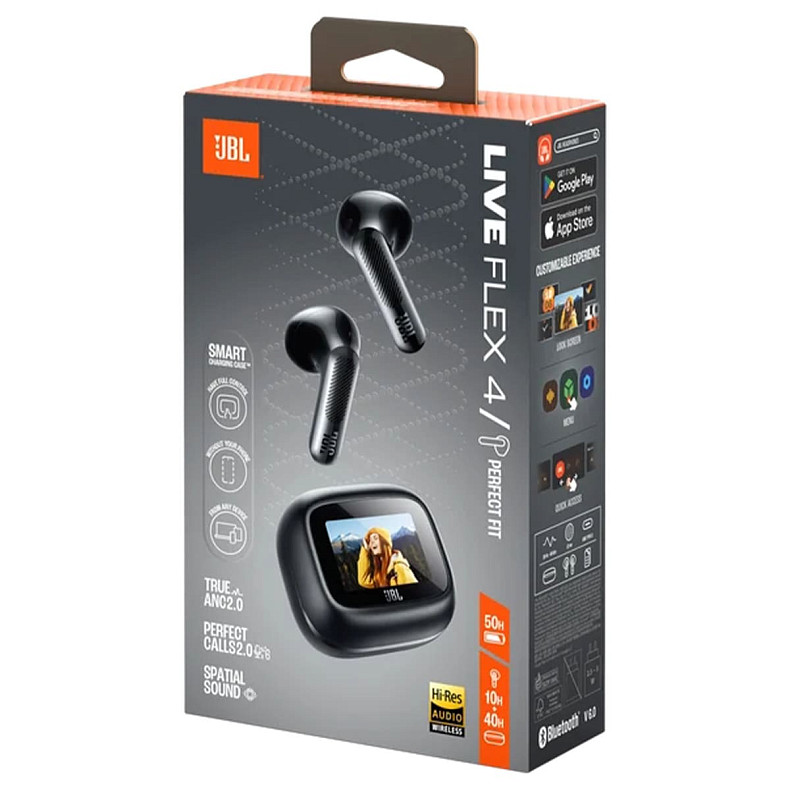 Наушники TWS JBL Live Flex 4 Black (JBLLIVEFLEX4BLK)