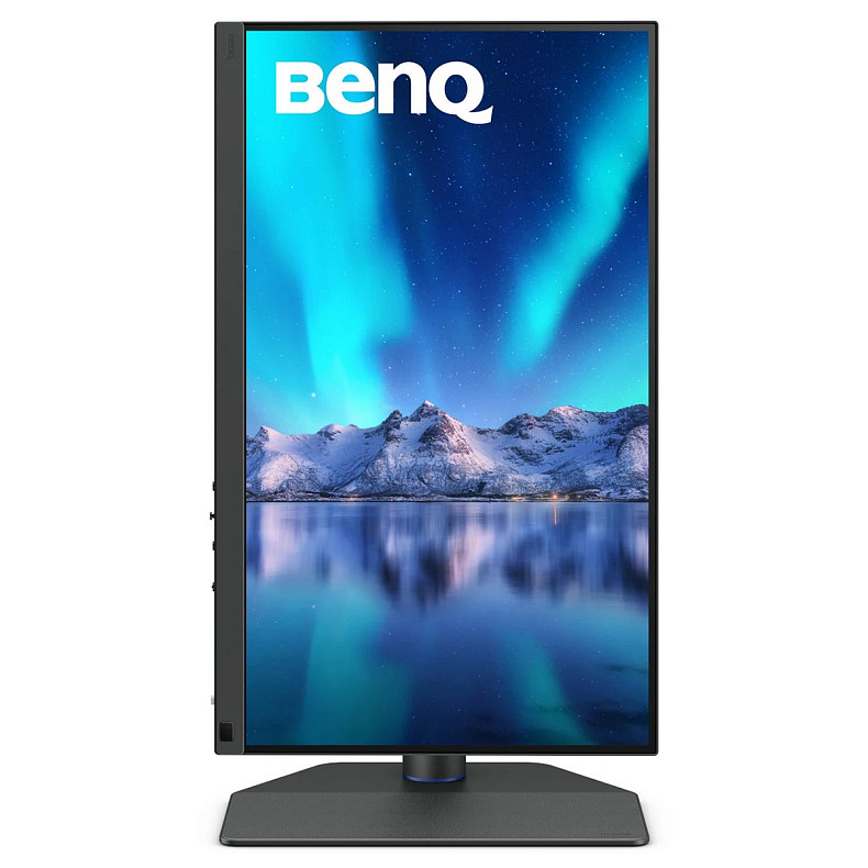 TFT 27" BenQ SW272Q, 2K IPS, 2хHDMI, DP, USB-C, HAS, USB-hub, MCR, Pivot, серый