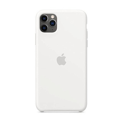 Чехол Apple Silicone Case for iPhone 11 Pro Max Ivory White Original Assembly
