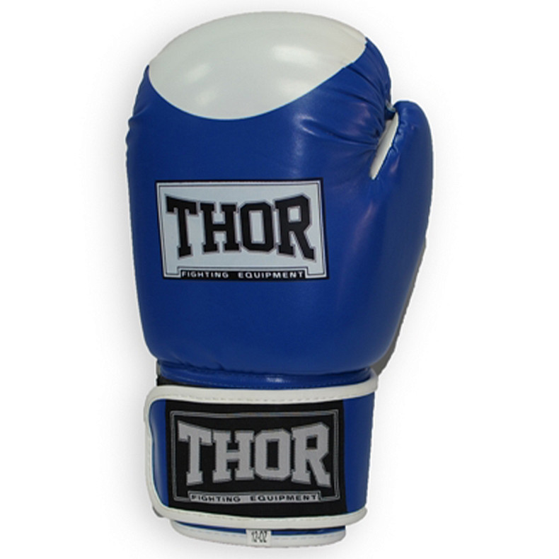 Рукавички боксерські THOR COMPETITION 14oz/PU/синьо-білі