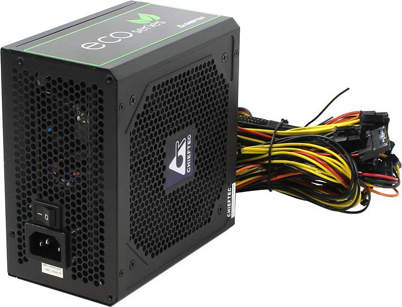 Блок питания Chieftec GPE-700S, ATX 2.3, APFC, 12cm fan, КПД 85%, RTL