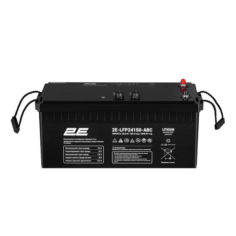 Акумуляторна батарея 2E LFP24, 24В, 150Ah, ABC 8S (2E-LFP24150-ABC)