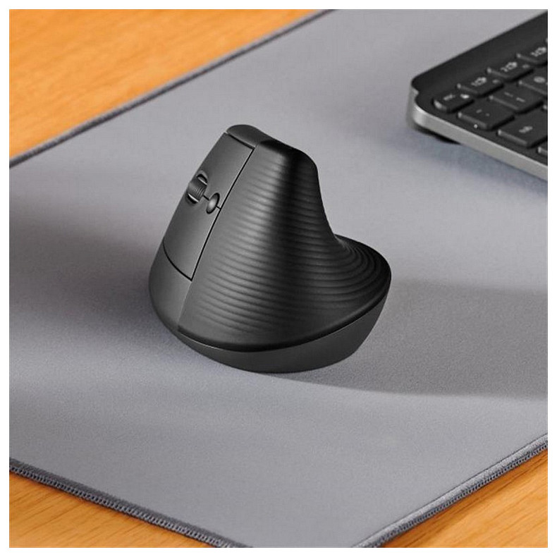 Мышка Logitech Lift Vertical Ergonomic Graphite USB (910-006474)